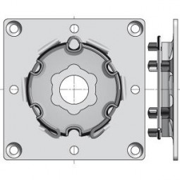 Somfy plaque support à...