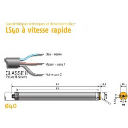 Somfy LS40 3/30 2,5 m (so...