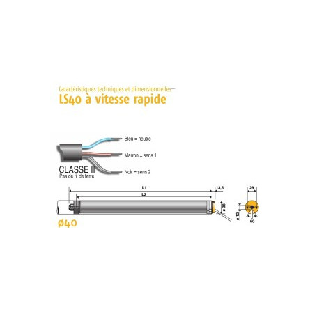  Somfy LS40 3/30 2,5 m (so 1020150) 